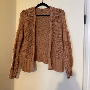 Aerie Women's Sweater Cardigan - Tan size medium